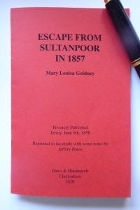 INDIAN MUTINY. The flight of Mary Goldney with three of her children from Sultanpoor in 1857 INDIAN MUTINY. The flight of Mary Goldney with three of her children from Sultanpoor in 1857
