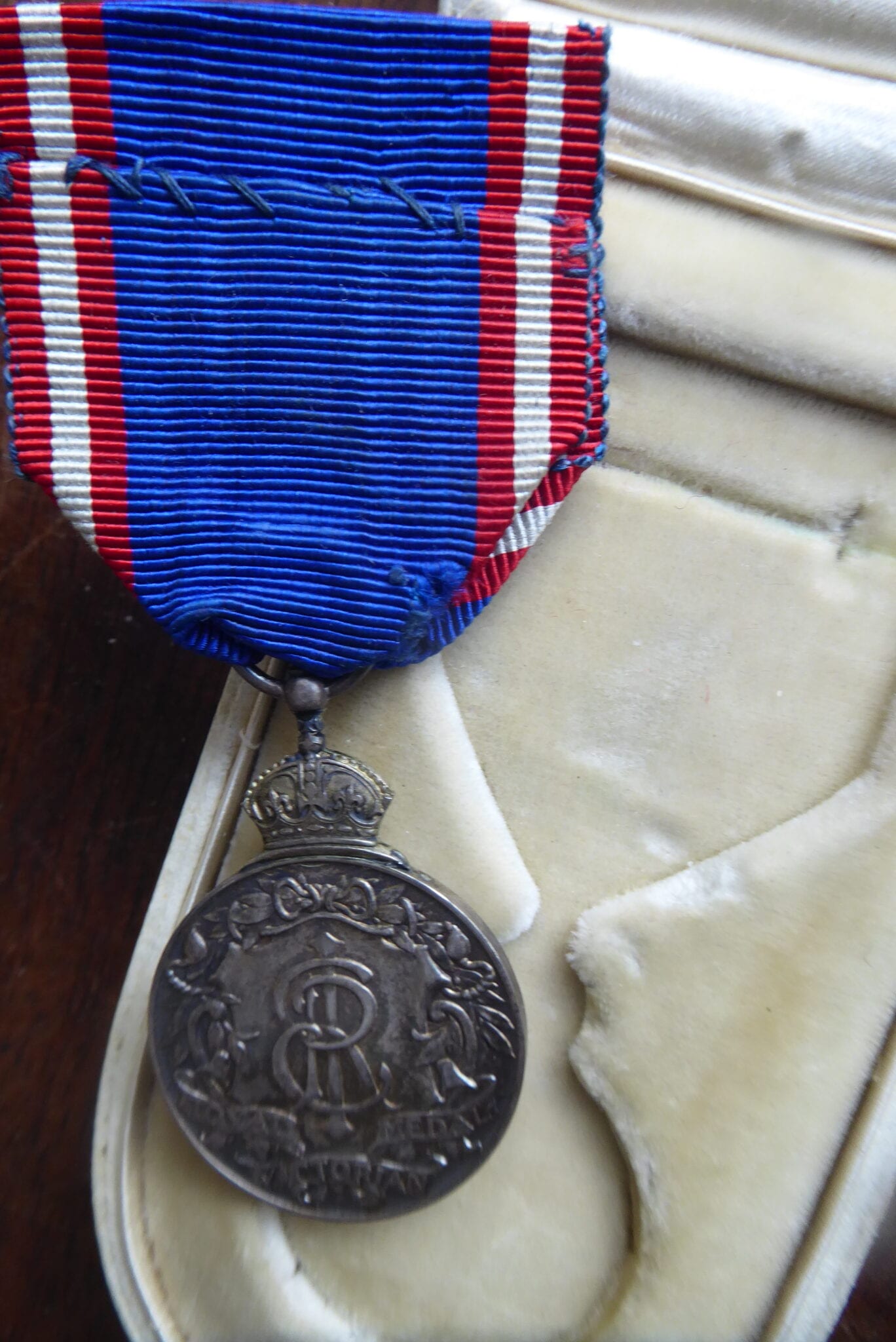 Royal Victorian Medal, Edward VII issue in silver with case of issue