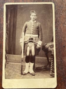 A rifleman of the 1st Admin. Bn. Inverness Rifle Volunteers, c 1880s