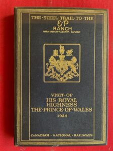 CANADA. H.R.H. Edward Prince of Wales, Royal Tour of Canada - a railway journey