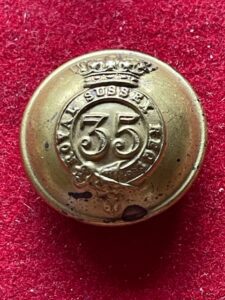 35th Regiment of Foot, The Royal Sussex Regt, officer's 25mm