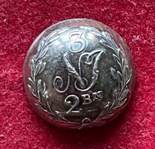 3rd Madras Native Infantry, a fine George III or IV period officer's 19mm button.