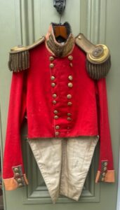 15th Madras Infantry, officer's coatee of the East India Company period.