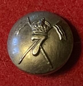 7th Light Cavalry, Officer's silver plated18mm