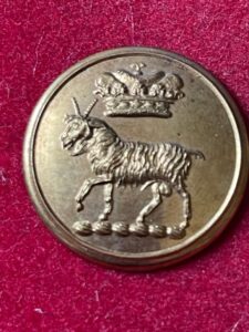 BEDFORD. Fine gilt livery button of the Russell family, Dukes of Bedford