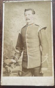 A young bandsman photographed in London c. 1870s