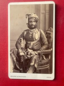 RADHANPUR, H.H. Nawab Muhammad Bismillah Khan Bahadur. A very good cdv