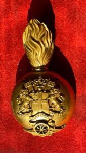 HEIC Horse Artillery officer's busby badge and plume holder