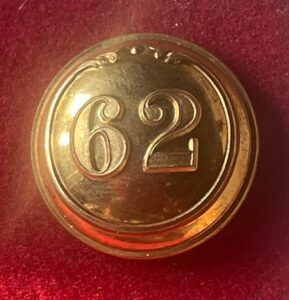 62nd Foot, Wiltshire Regiment of Foot Officer's gilt 25mm.