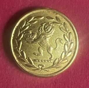 Governor General's Body Guard, fine gilt officer's 22mm button