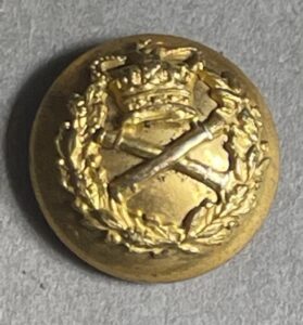 Field Marshal's mounted gilt button, Victorian 22mm