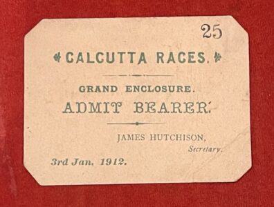 Calcutta Races and the Pageant January 1912 during the Royal Tour by King George V & Queen Mary following the Delhi durbar Calcutta Races and the Pageant January 1912 during the Royal Tour by King George V & Queen Mary following the Delhi durbar