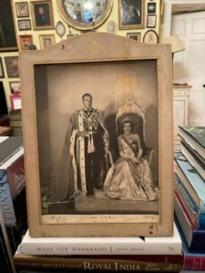 Mountbatten of Burma. A large, signed, double portrait of the Lord & lasy Mounbatten of Burma in a presentation frame