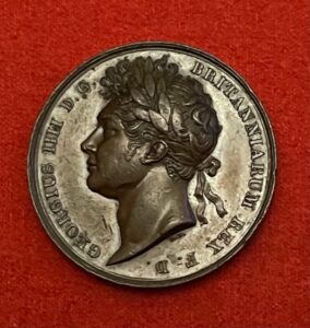 Goerge IV official bronze coronation medal, 1820. Goerge IV official bronze coronation medal, 1820.