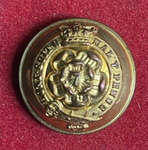 7th (Royal Fusiliers) Regt. of Foot. officer's gilt 25mm 7th (Royal Fusiliers) Regt. of Foot. officer's gilt 25mm