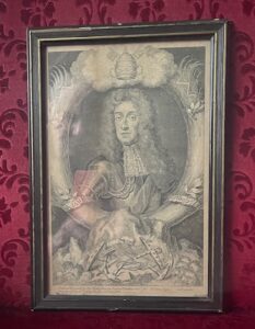King James II. An engraved portrait by George Vertue [1684-1756]