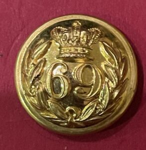 69th South Lincolnshire Regiment. officer's 23mm.