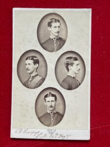 Connaught Rangers, a named cdv portrait of a young officer dating from before 1880