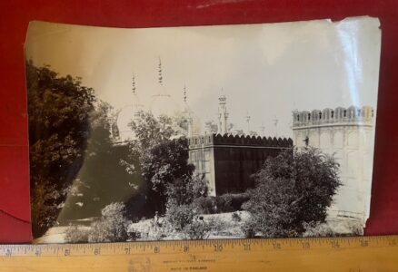 DELHI. A well toned view of the Pearl Mosque within the Red Fort, late 19th century