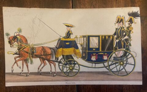 The Russian coach in Queen Victoria's Coronation Prtocession