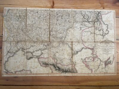 Russian map of 1806, the lower half only of a good map from the Napoleonic period