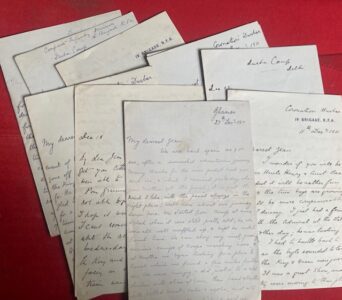 Delhi Durbar 1911. A sequence of letters from the event to their daughter by the Lieutenant Colonel commanding the 4th Brigade R.F.A. and his wife.