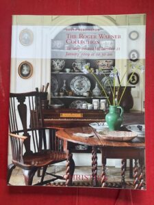 The Roger Warner Collection. Christie's sale catalogue of 2009