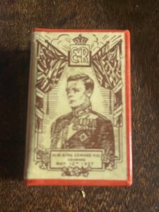 Edward VIII. An unusual souvenir of the Coronation txhat never took place