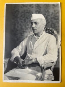 NEHRU. A good vintage press photograph of the Indian Prime Minister at the time of Independence NEHRU. A good vintage press photograph of the Indian Prime Minister at the time of Independence