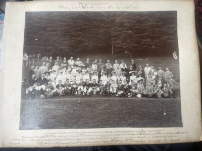 Dalhousie, Khaj1ar Week, a large group of officers and their ladies in civilian dress, unusually, named. 1910 Dalhousie, Khaj1ar Week, a large group of officers and their ladies in civilian dress, unusually, named. 1910