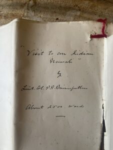 Lieut. Colonel Peter Bairnsfather's account of a Visit to A Naawab in later Victorian times.