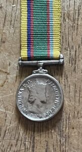 Cadet Forces Medal, Elizabeth II, miniature