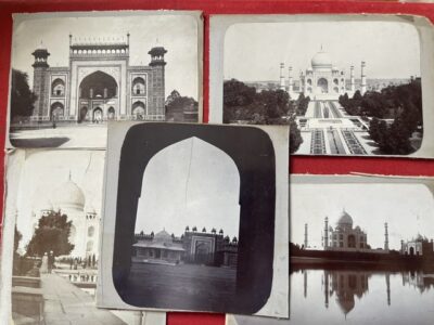 Agra & the Taj Mahal. a group of six late 19rh/early 20th century photographs