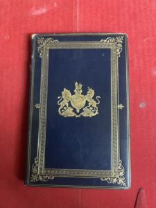 A limited edition of a 1957 work on Charles Lamb, sumptuously re-cased in much earlier naval binding
