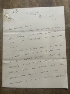 Lord Lansdowne, a personal letter to the Begum of Bhopal, 1893. conveying his own and Queen Victoria's regards to the ruler. Lord Lansdowne, a personal letter to the Begum of Bhopal, 1893. conveying his own and Queen Victoria's regards to the ruler.