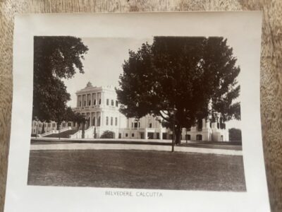 Belvedere, Calcutta, a small photograph of the entrance to the Viceroy's retreat, a little way out of Calcutta Belvedere, Calcutta, a small photograph of the entrance to the Viceroy's retreat, a little way out of Calcutta