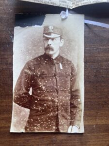 94th Foot, cdv sized portrait of an officer wearing his cap.