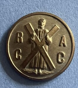 GOLF. Royal & Ancient Golf Club, St Andrews. A Victorian button 22mm gilt button