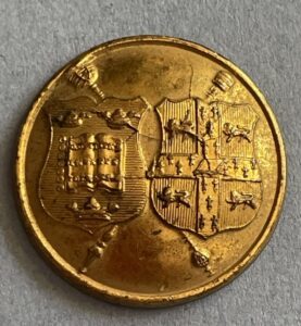 Oxford & Cambridge Club, gilt 28mm livery button