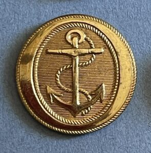 Royal Navy, Officer's 21mm gilt button of the 1795-1812 period