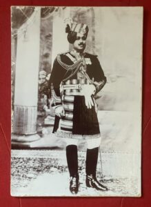 BIKANER. Maharaj Sadul Singh, a vintage portrait showig the Prince in cavalry dress BIKANER. Maharaj Sadul Singh, a vintage portrait showig the Prince in cavalry dress