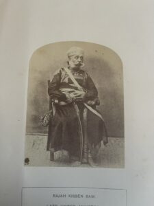 BHOPAL. Rajah Kissen Ram, Late Under Minister of the state BHOPAL. Rajah Kissen Ram, Late Under Minister of the state