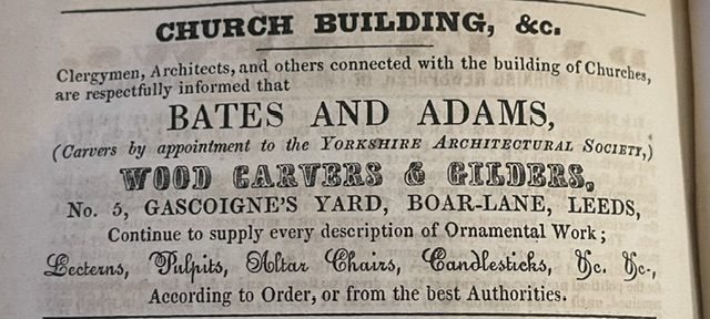 BATES. Items connected with family history of Edmund Bates [1816-1896]